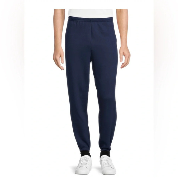 Athletic Works Men's Fleece Elastic Bottom Sweatpants - Picture 2 of 4